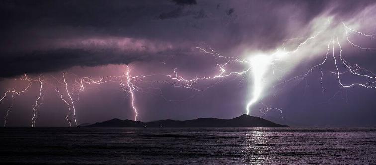 Lightning storm