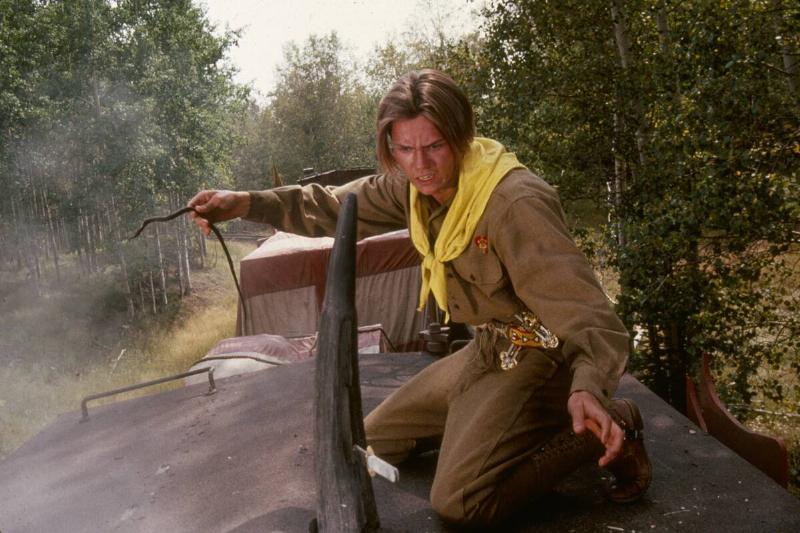 River Phoenix as young Indy in Indiana Jones and The Last Crusade