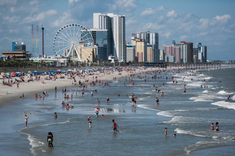 Americans Celebrate Memorial Day Weekend At Myrtle Beach As South Carolina Opens Amusement Parks Americans Celebrate Memorial Day Weekend At Myrtle Beach As South Carolina Opens Amusement Parks