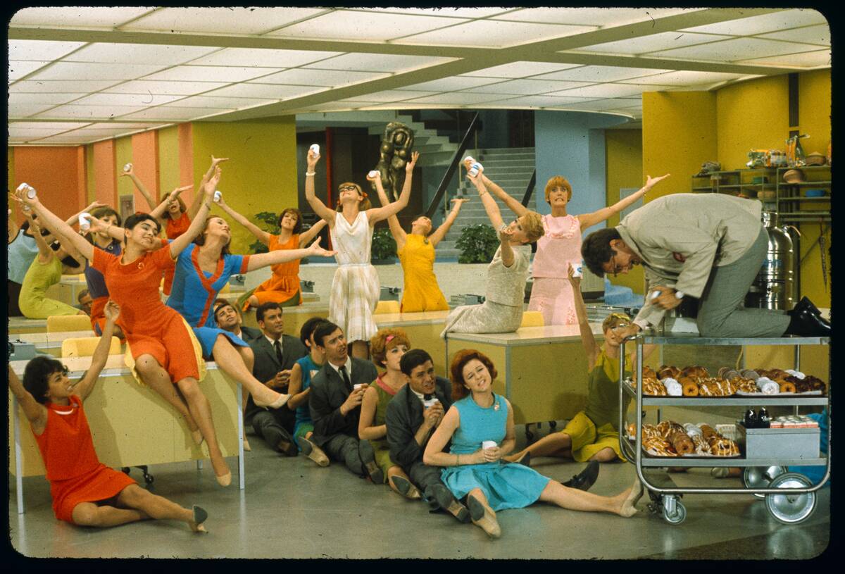 Cast of Movie Enjoying a Break in Filming