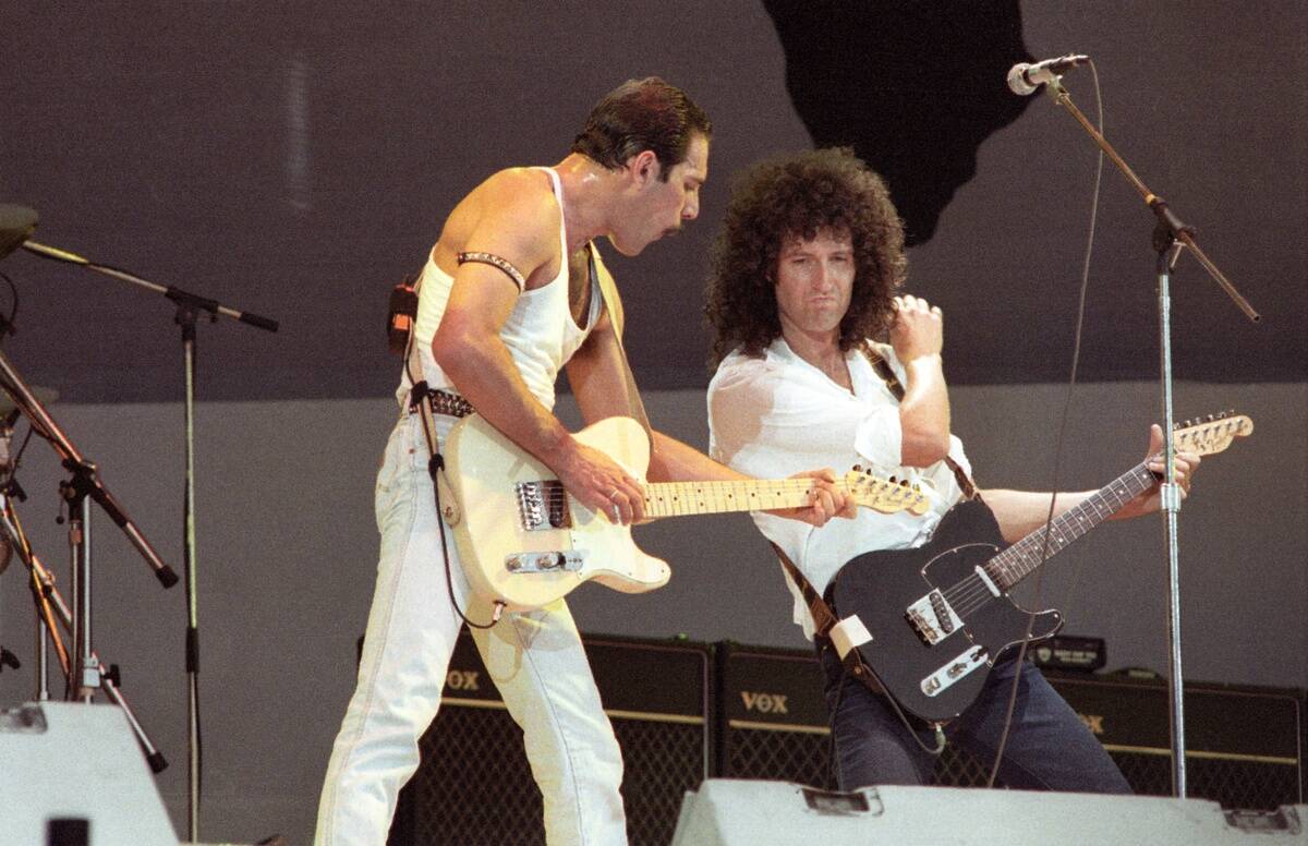 Photo of LIVE AID and Brian MAY and Freddie MERCURY and QUEEN
