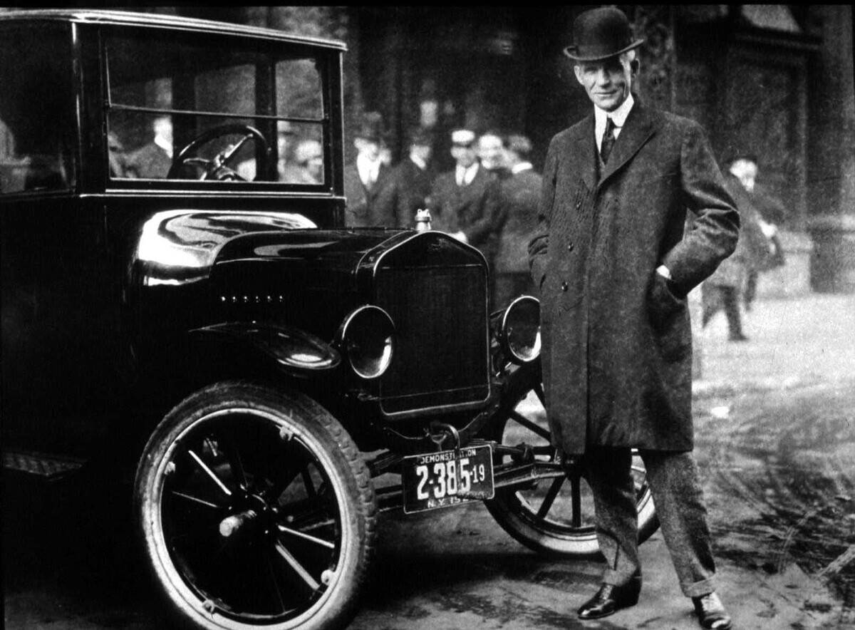 [redacted] With His Model T...