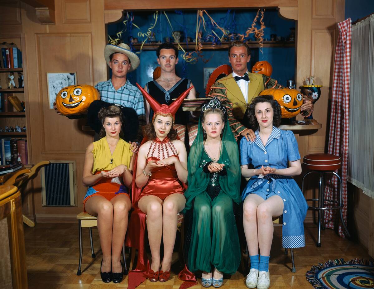 Jane Withers with Others in Costumes