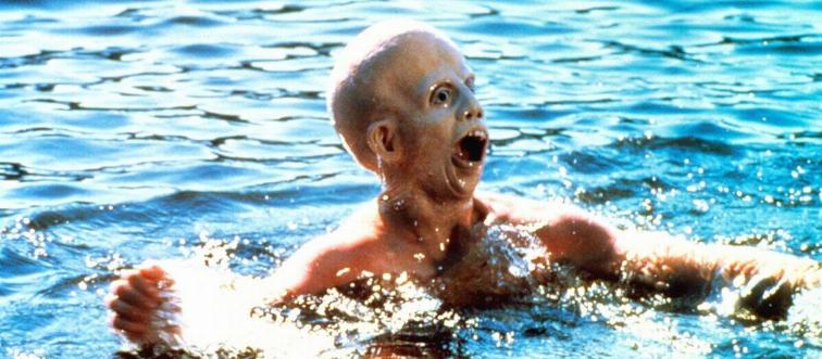 deformed man in the water
