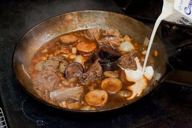 Beef Bourguignon 459125022 Beef Bourguignon on the stove