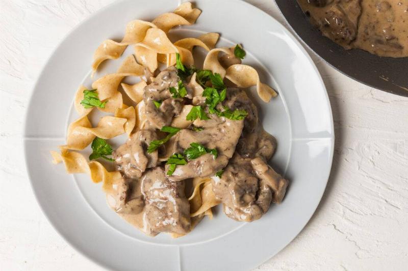 Beef Stroganoff 925734928 Beef Stroganoff with mushrooms and noodles