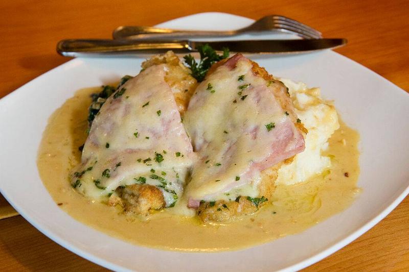 chicken cordon bleu 614179650 chicken cordon bleu on a plate