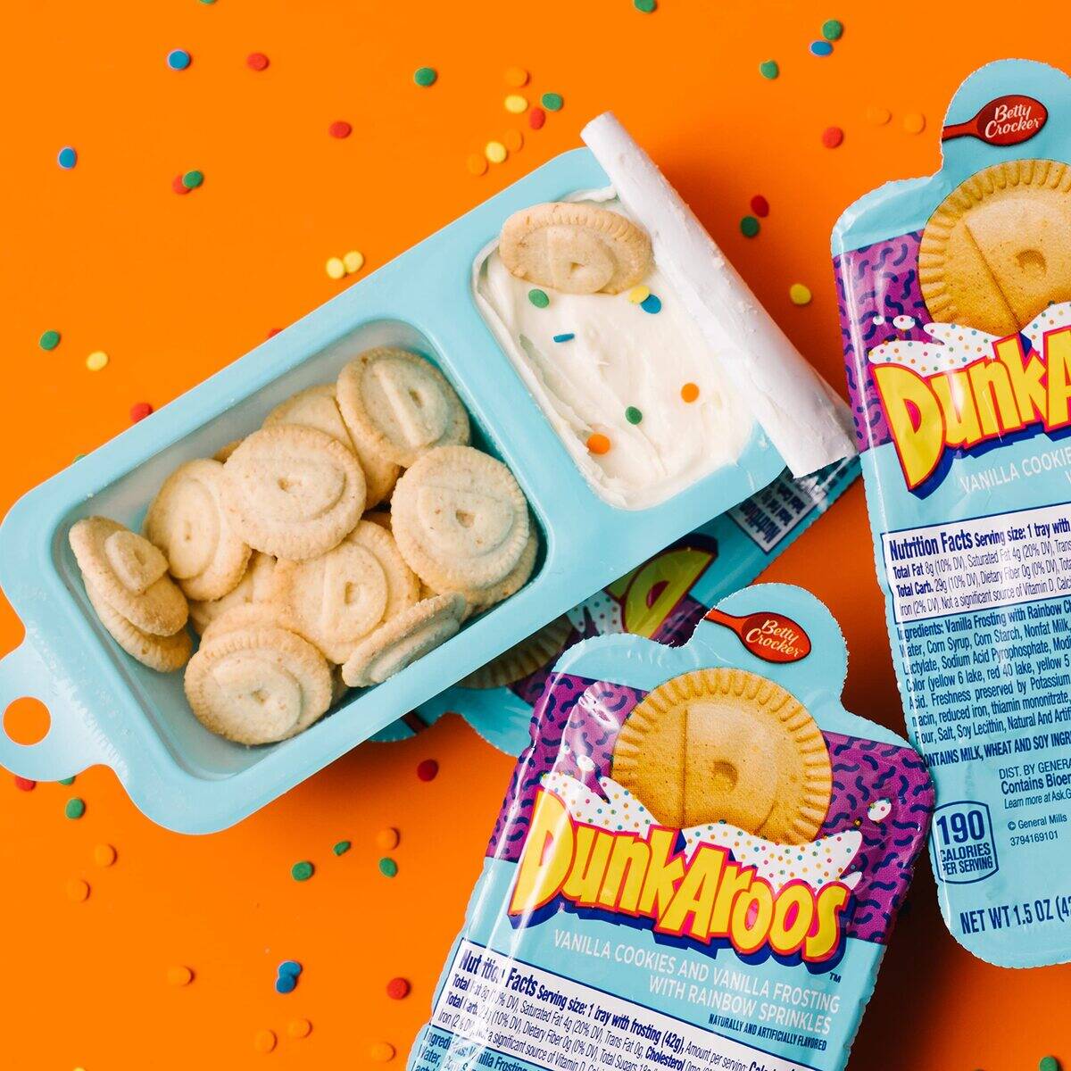 open container of dunkaroos