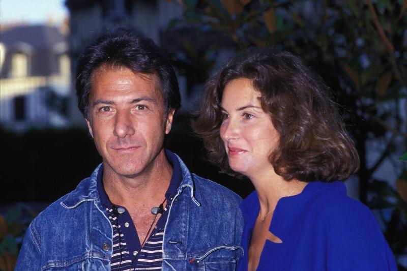 Dustin Hoffman et sa femme Lisa au Festival de Deauville en 1984
