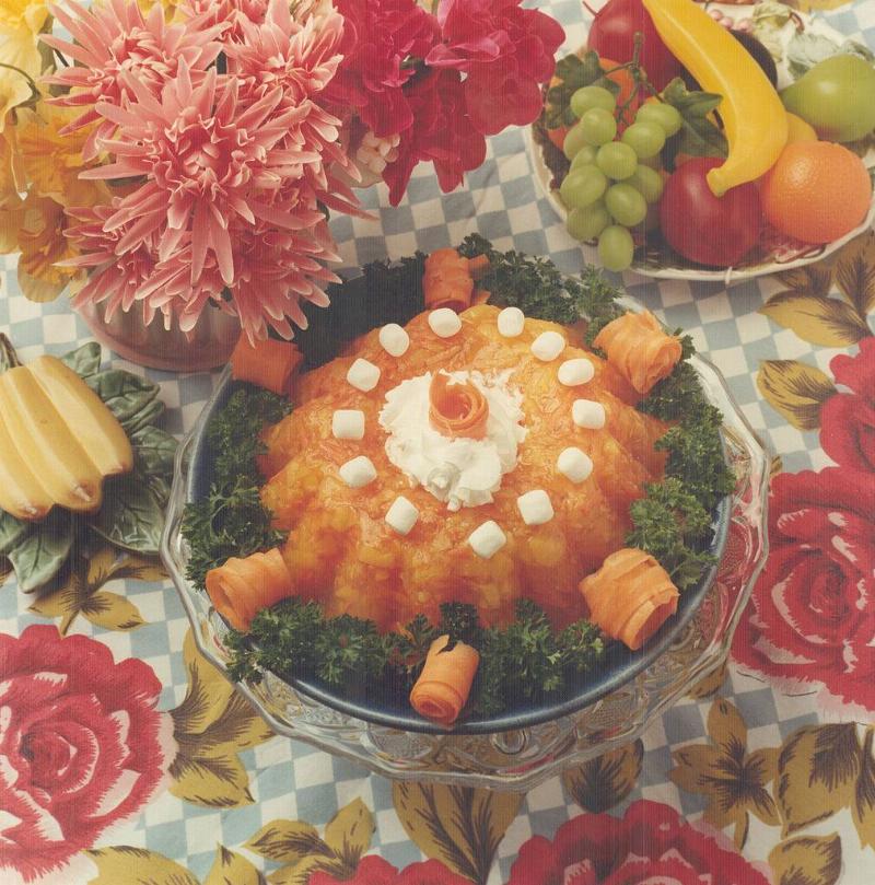 jell-o salad 499303077 jell-o salad with marshmallows and fruit