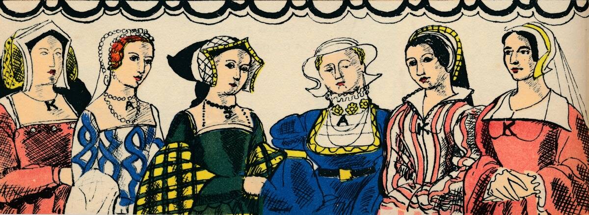 Portraits Of Henry Viiis Six Wives From 1509, (1932)