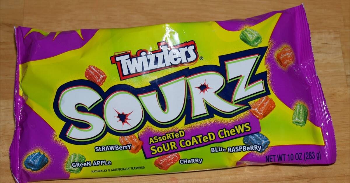 a big bag of twizzlers sourz