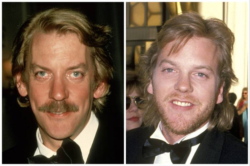 Donald and Kiefer Sutherland