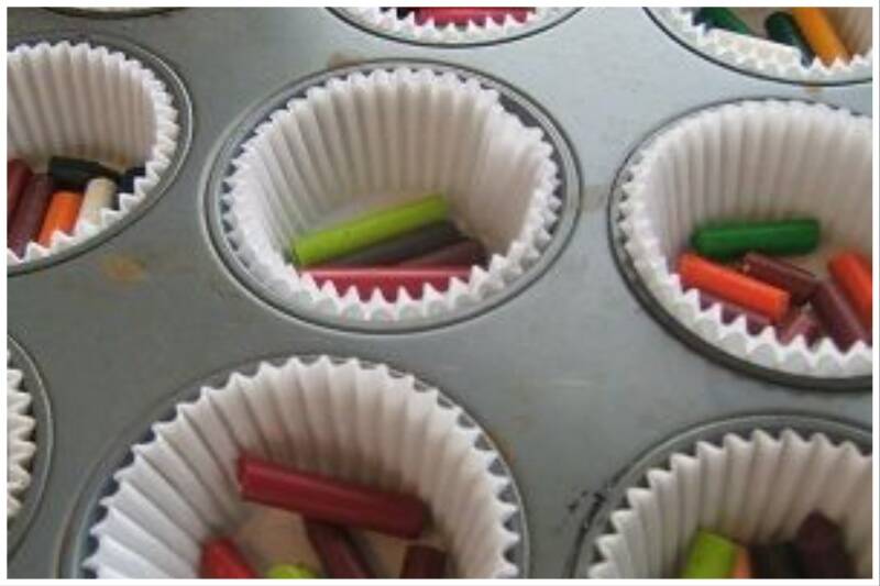 upcycled muffin trays