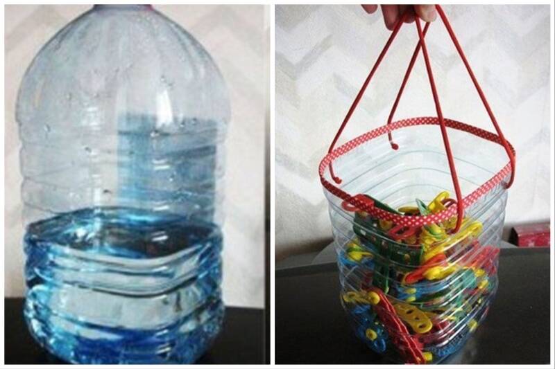 Upcycled water bottle