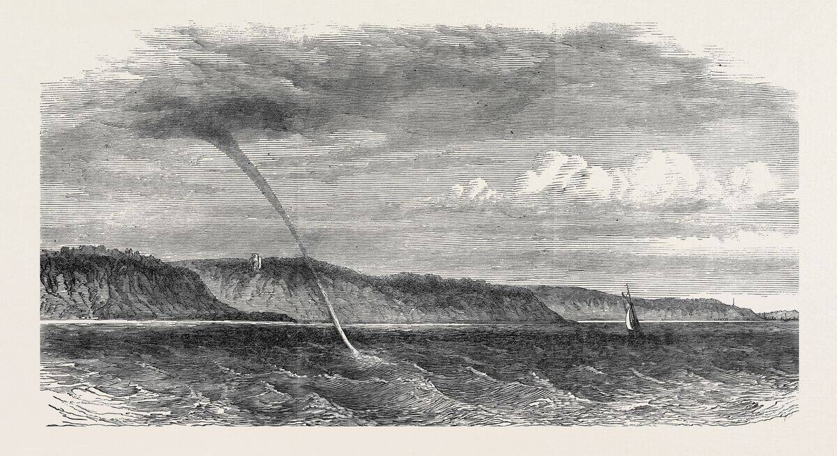 Waterspout Seen Between Bournemouth And Poole, 1871