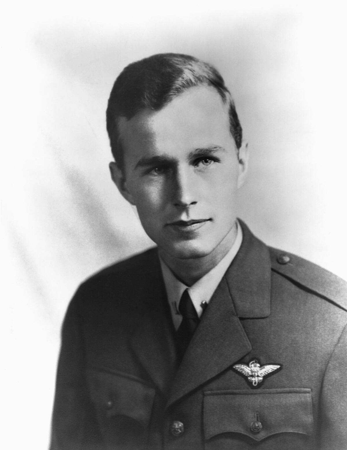 George Bush in Navy Pilot's Uniform