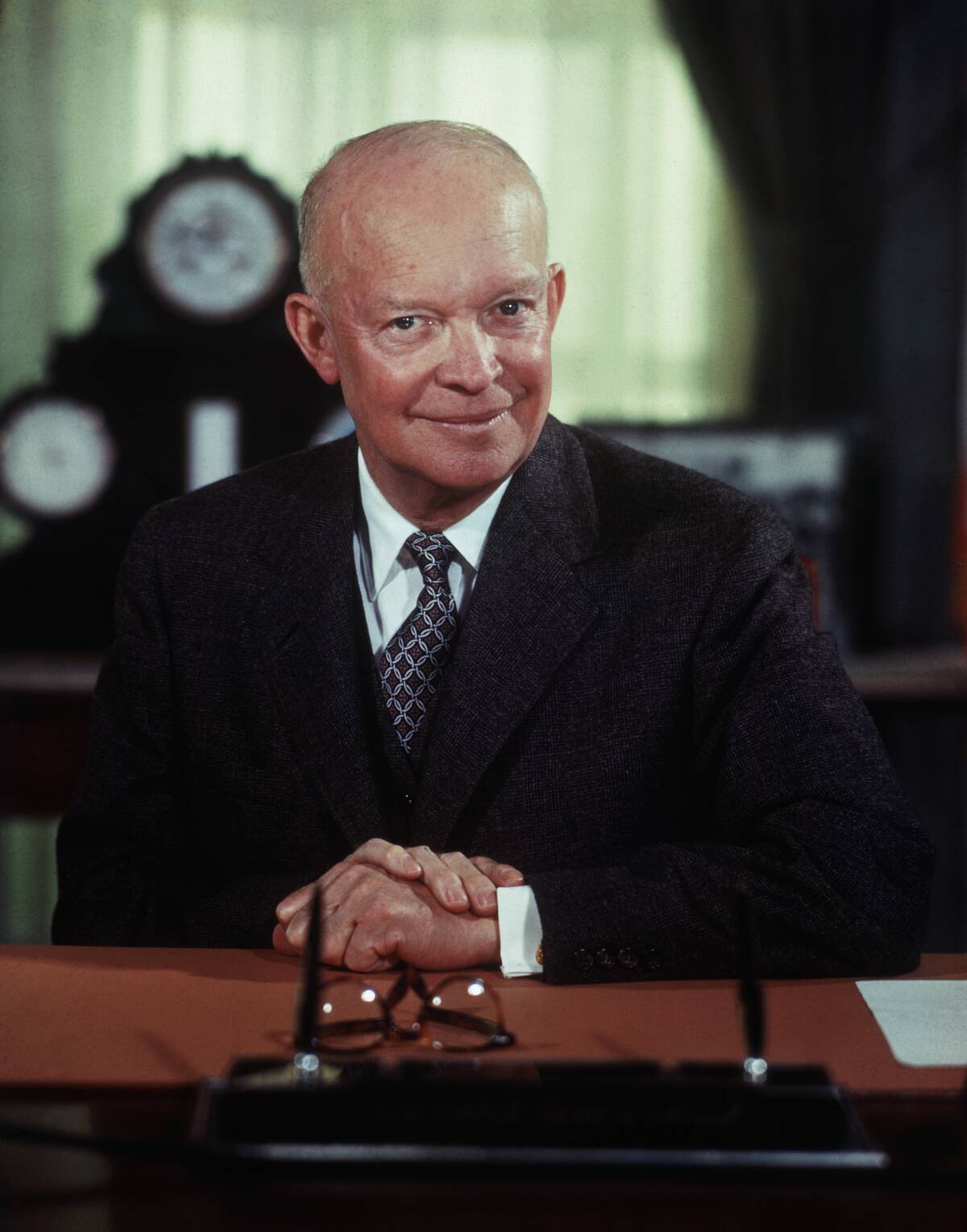 President Dwight Eisenhower in White House