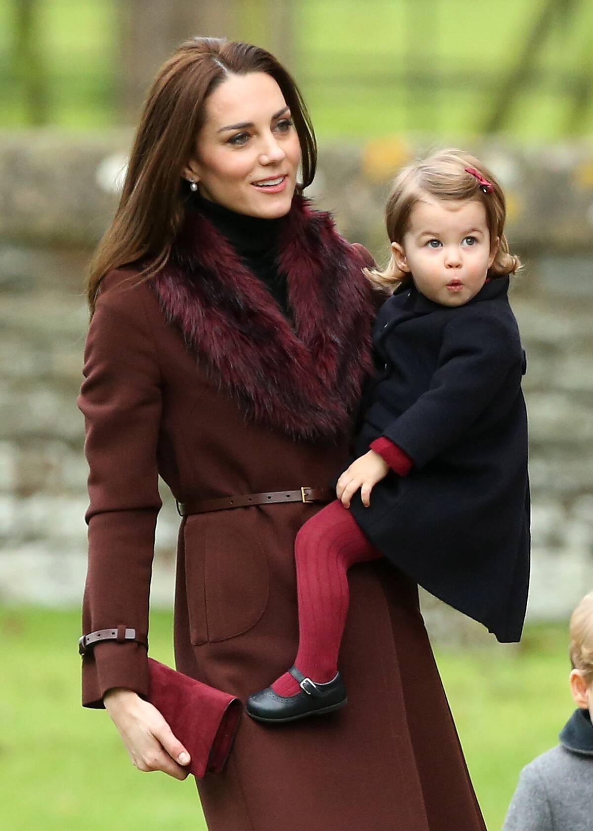 The Middleton Family Attend Church On Christmas Day