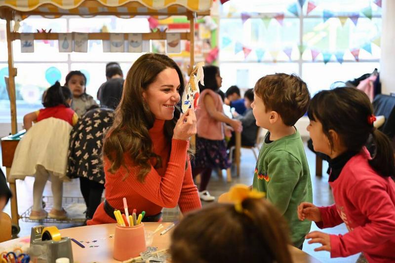The Princess Of Wales Visits Foxcubs Nursery In Luton