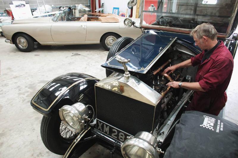 Staff Prepare For Summer Guests At The Haynes Motor Museum