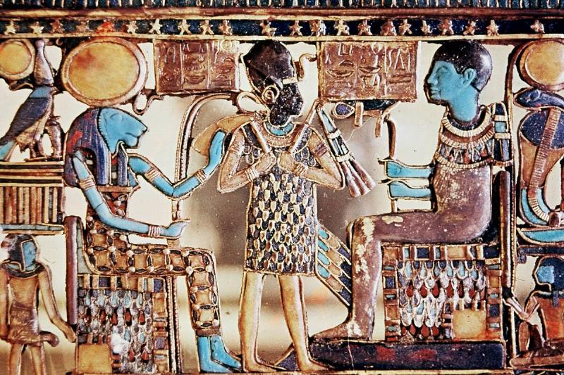 Pectoral jewel from the tomb of Tutankhamun, Ancient Egyptian, c1325 BC.