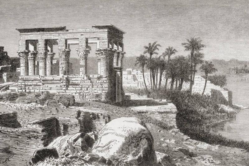 Remains Of The Temple At Philae