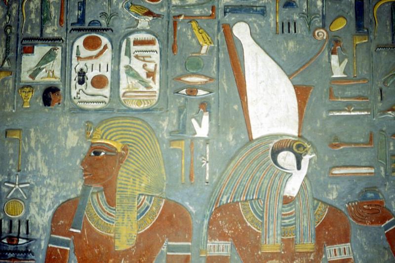 Tomb of Horemheb, last king of 18th dynasty, Ancient Egyptian, c1292 BC.