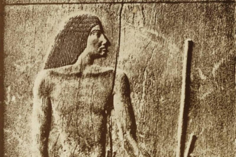 Wooden panel in the tomb of Hesy-Ra, physician under the pharaoh Djoser Wooden panel in the tomb of Hesy-Ra, physician under the pharaoh Djoser