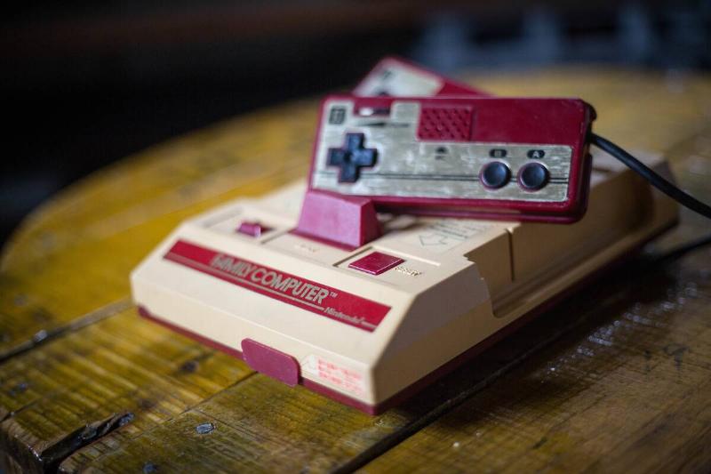 An old vintage Japanese market version of the Nintendo ' An old vintage Japanese market version of the Nintendo '