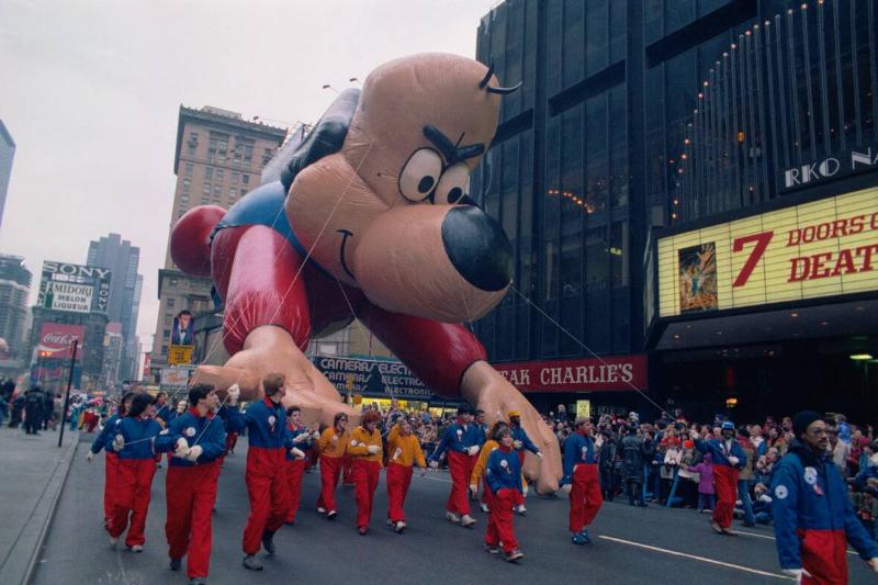 Float During Macy's Thanksgiving Parade