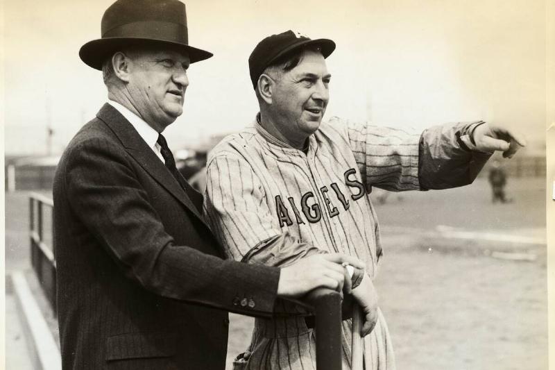 Jack Lelivelt Pointing Out Something to Oscar Reichow Jack Lelivelt Pointing Out Something to Oscar Reichow