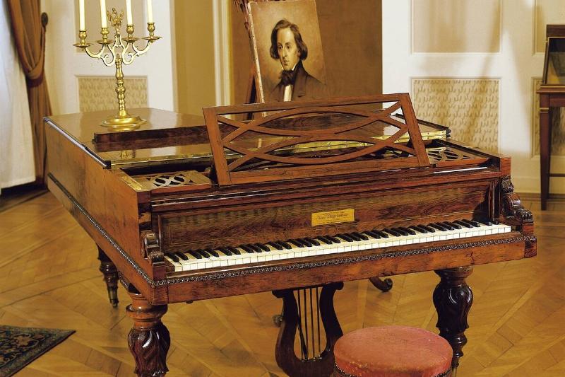 Piano in a room, Warsaw, Poland Piano in a room, Warsaw, Poland