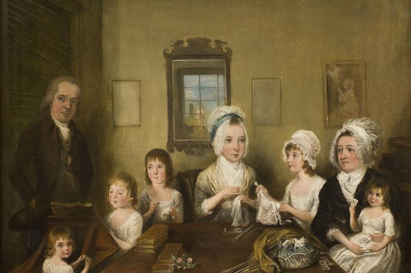 Portrait Of The Latrobe Family Of Fulneck Portrait Of The Latrobe Family Of Fulneck