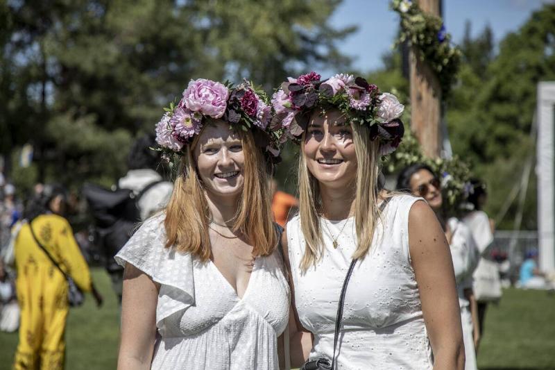 Summer Solstice Celebrations In Stockholm