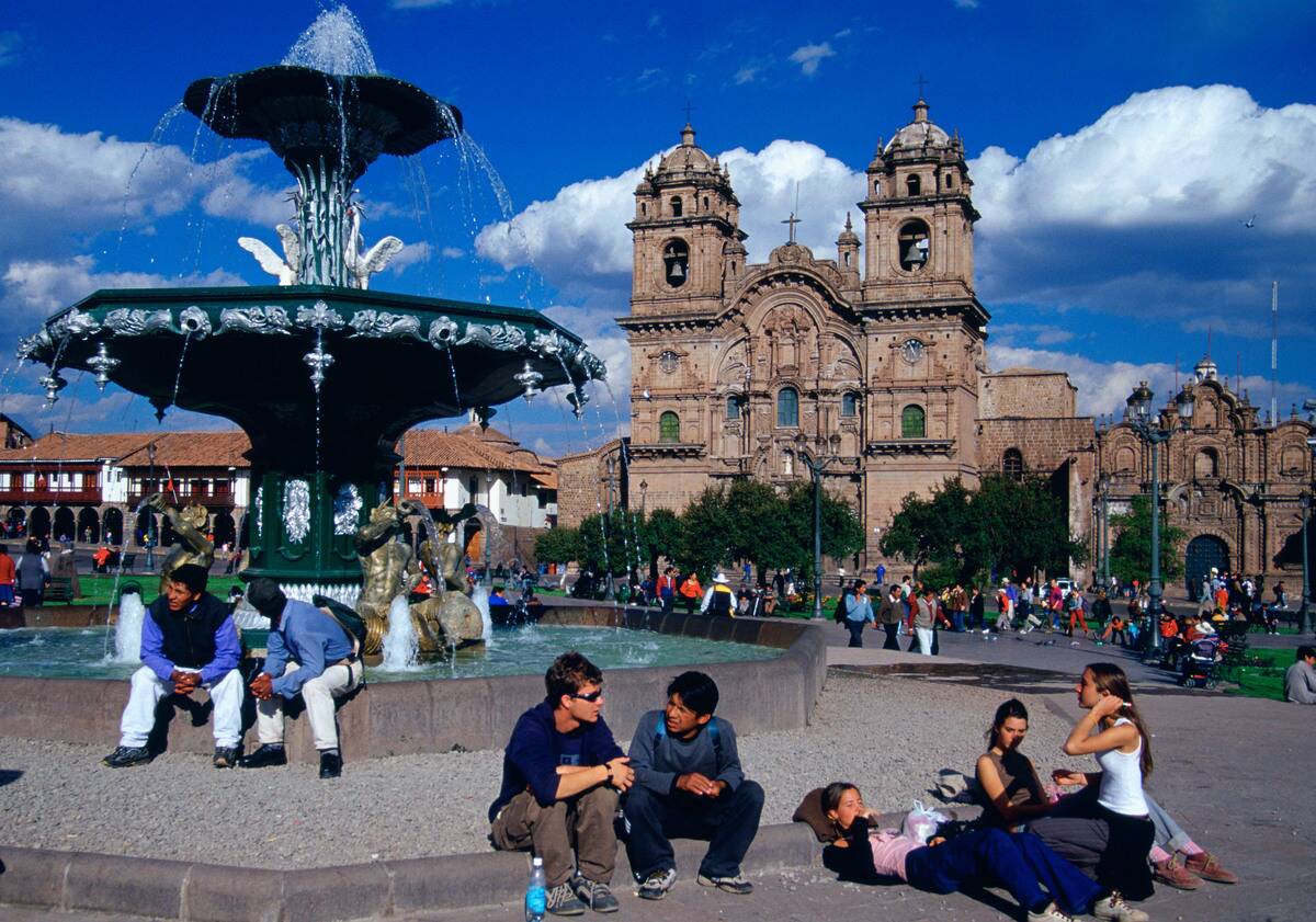 Youths, Cuzco City, Peru