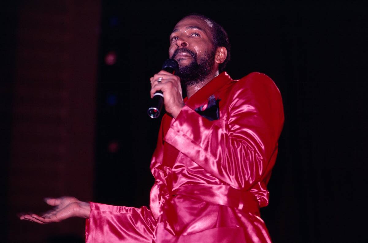 Marvin Gaye Performs At Radio City