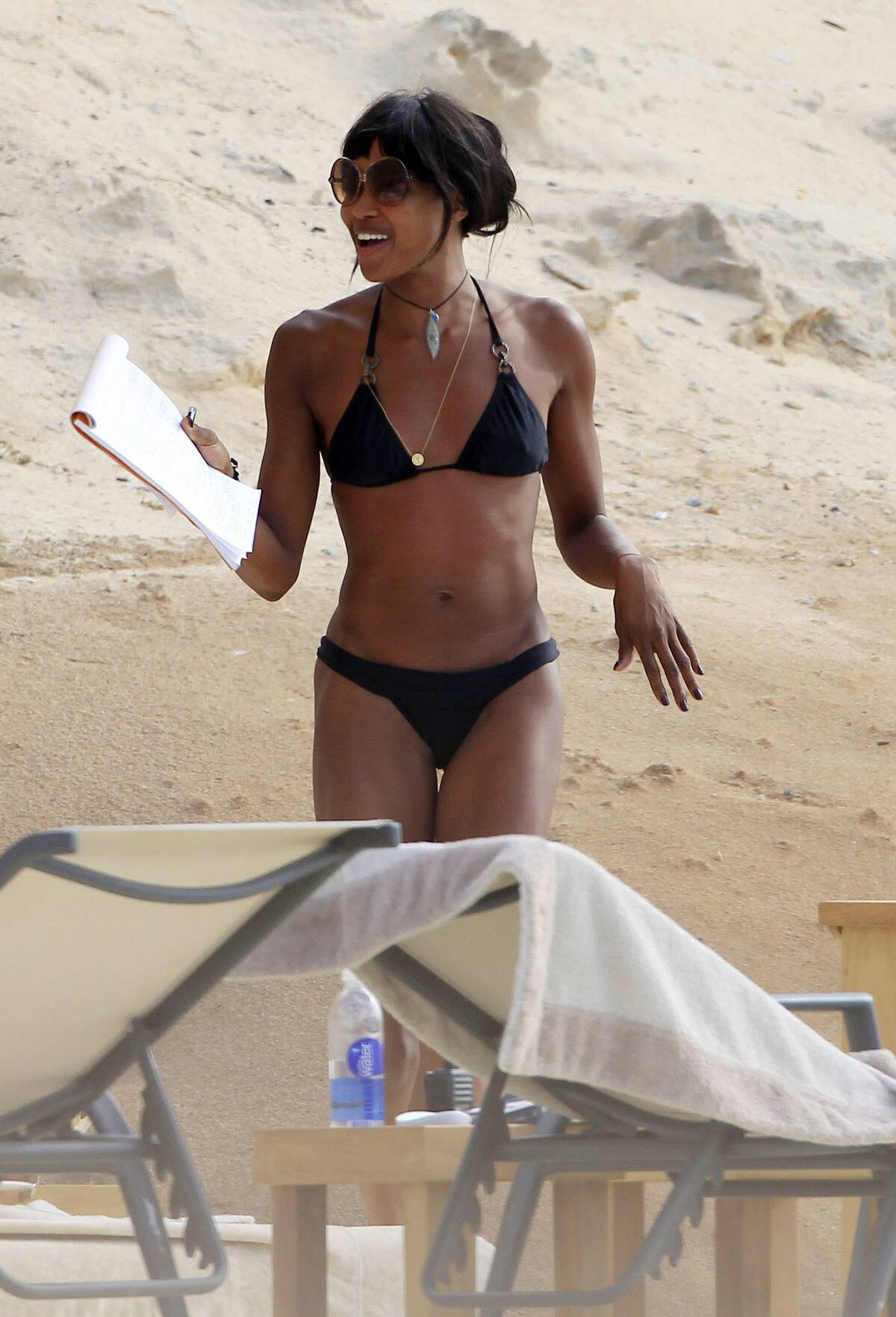 Naomi Campbell and Boyfriend Sighting in Ibiza - June 9, 2012