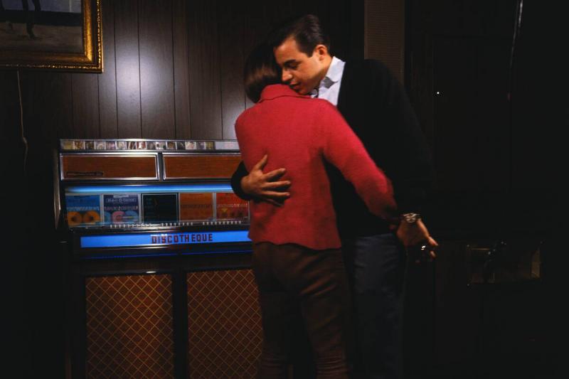 Couple Slow Dancing Near Jukebox Couple Slow Dancing Near Jukebox