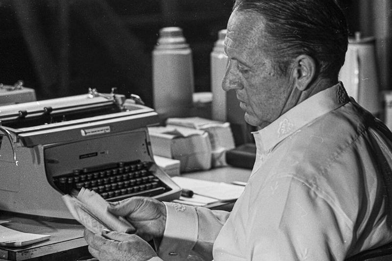 Art Linkletter Types Backstage