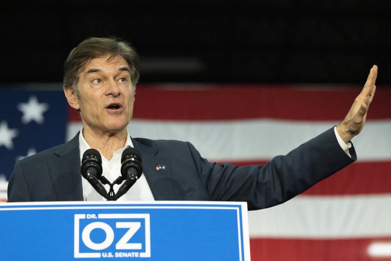 Republican Senate Candidate Mehmet Oz Holds Campaign Event