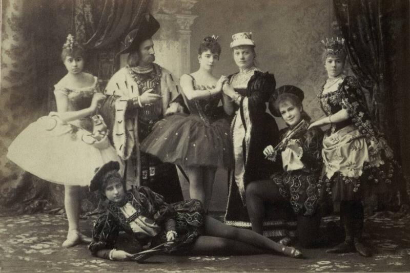 Cast of Sleeping Beauty, 1890
