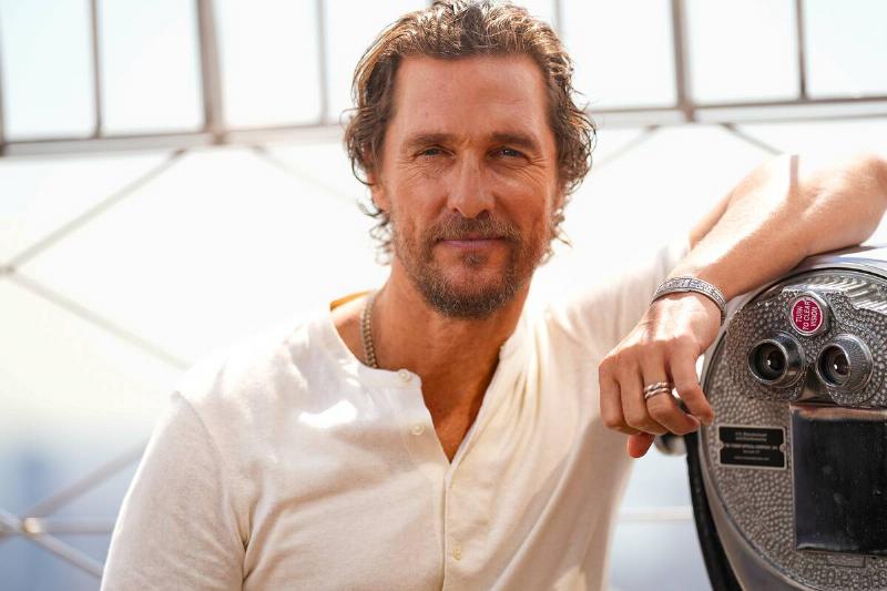 Matthew McConaughey Visits The Empire State Building