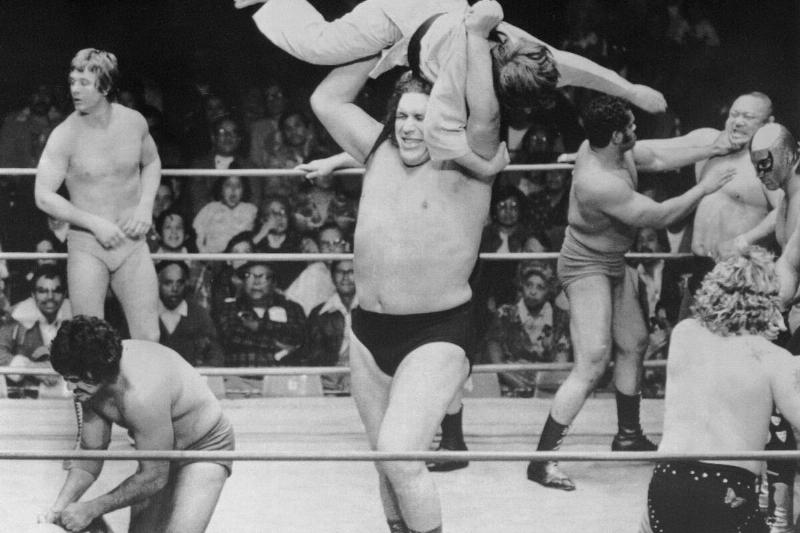 Andre the Giant Throwing Mike Adams