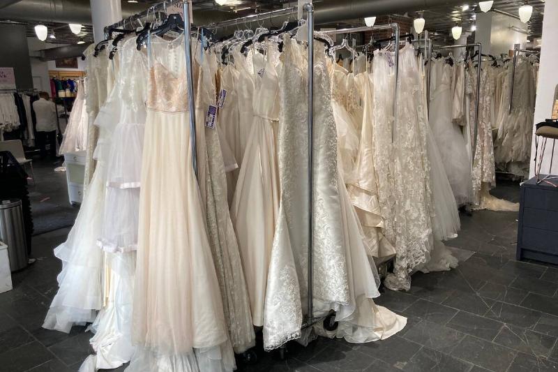 Bill Tompkins Housing Works wedding dresses Archive