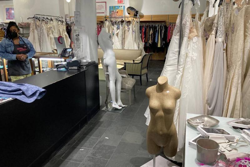 Bill Tompkins Housing Works wedding dresses Archive