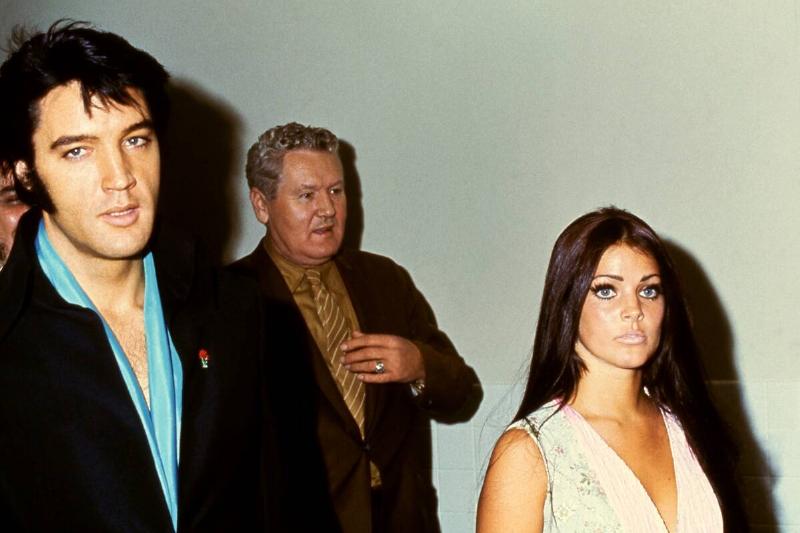 Elvis Presley With Priscilla Presley