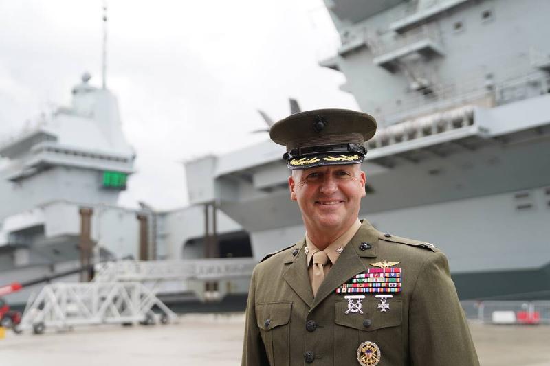 HMS Queen Elizabeth head shots