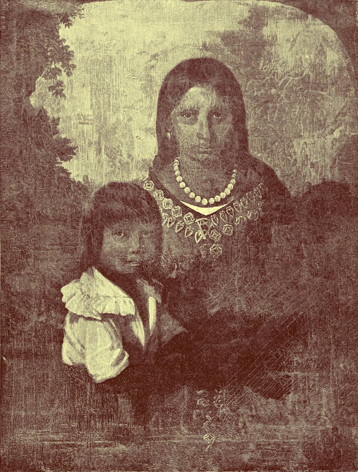 Pocahontas and Thomas Rolfe