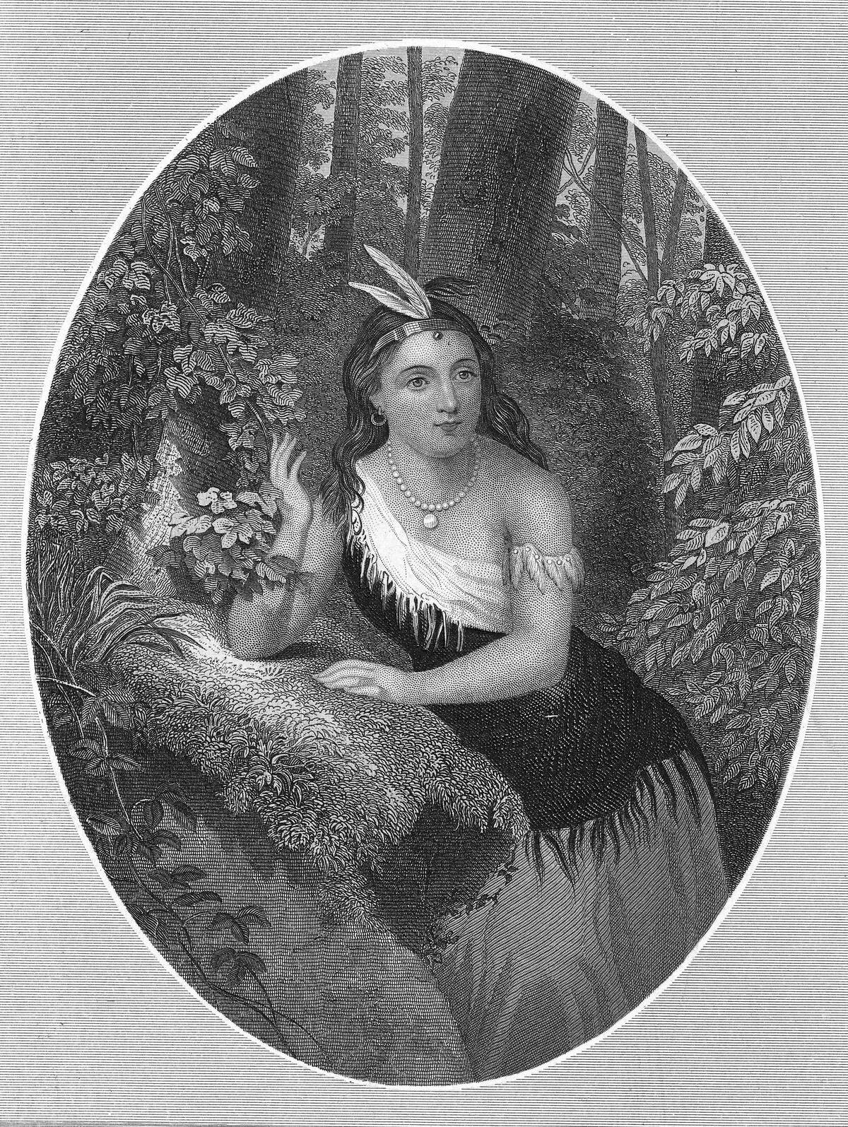 Portrait Of Pocahontas